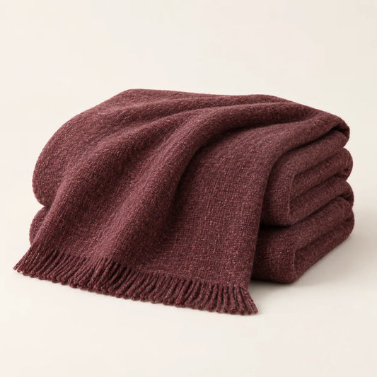 Rowan Brushed Wool-Blend Throw