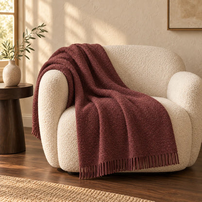Rowan Brushed Wool-Blend Throw