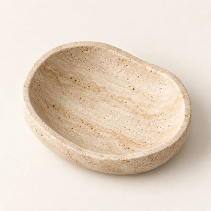 Orla Travertine Catchall Bowl