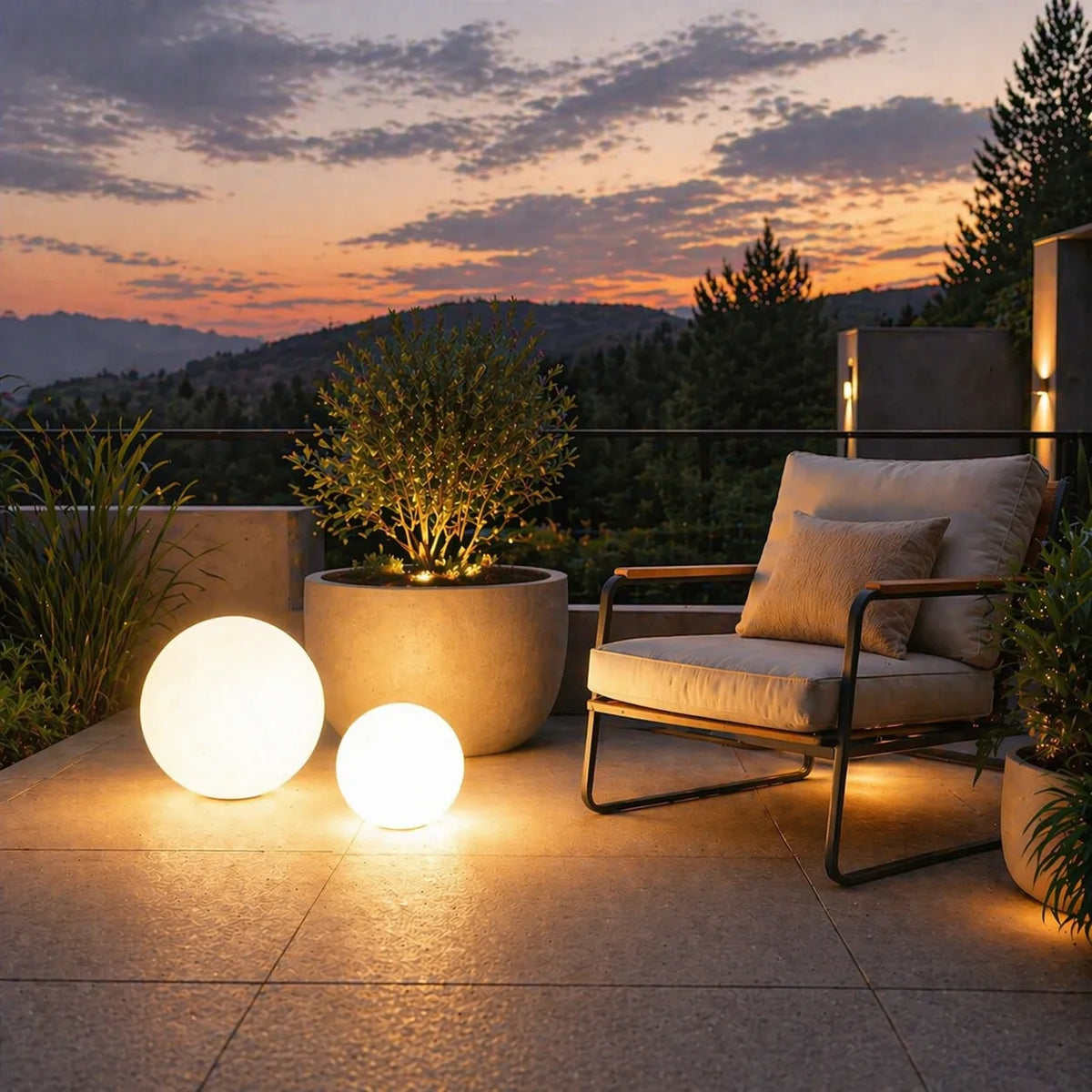 Spherical Garden Light
