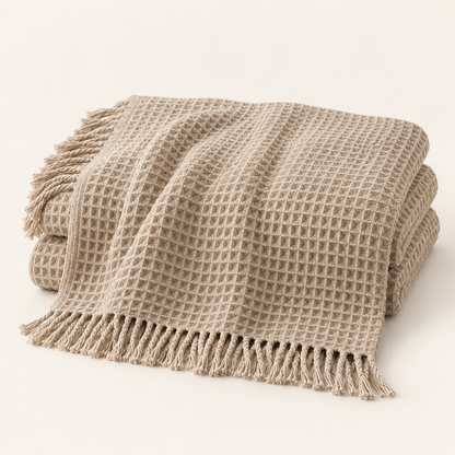 Marlow Waffle Cotton Throw