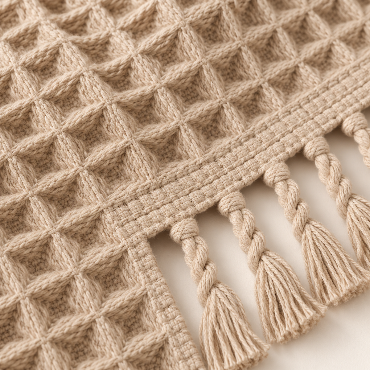 Marlow Waffle Cotton Throw