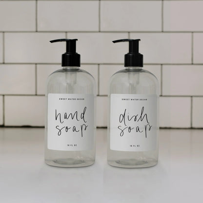Clear Plastic Countertop Dispenser Set of 2