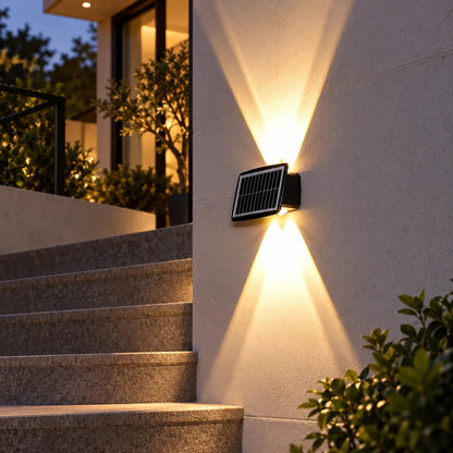 Solar Powered Wall Sconce